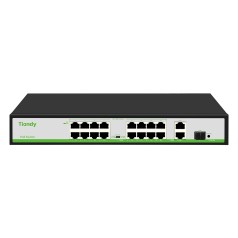 Tiandy TC-P3S019 16CH PoE Switch with Uplink Giga & SFP Ports